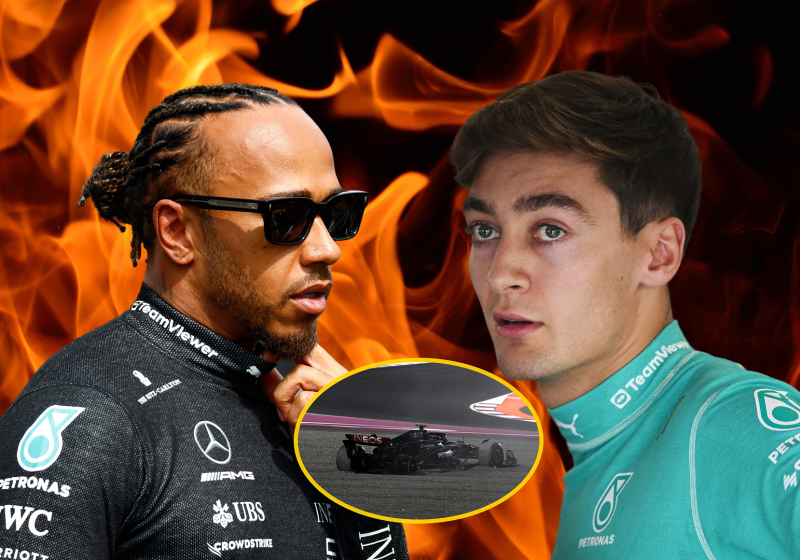 Mercedes sobre el toque entre Russell y Hamilton: No queremos cachorros, sino leones