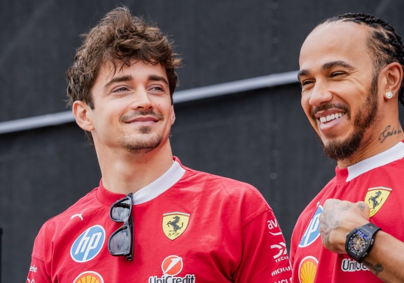 Charles Leclerc, Lewis Hamilton, Ferrari, Austria, 2025