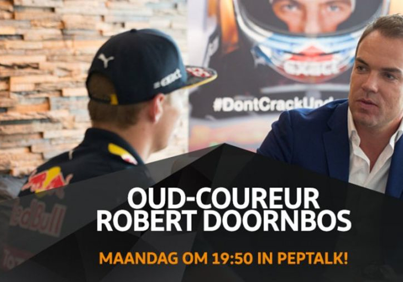 Robert Doornbos vanavond te gast in Peptalk over de rivaliteit bij Red Bull
