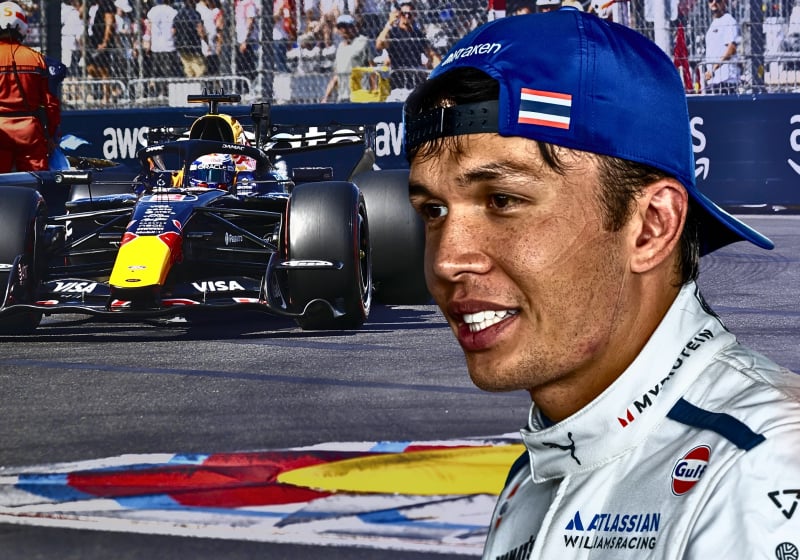 Albon snapt weinig van Red Bull als beste motor: 'Alleen bij testdagen en in Miami gezien'
