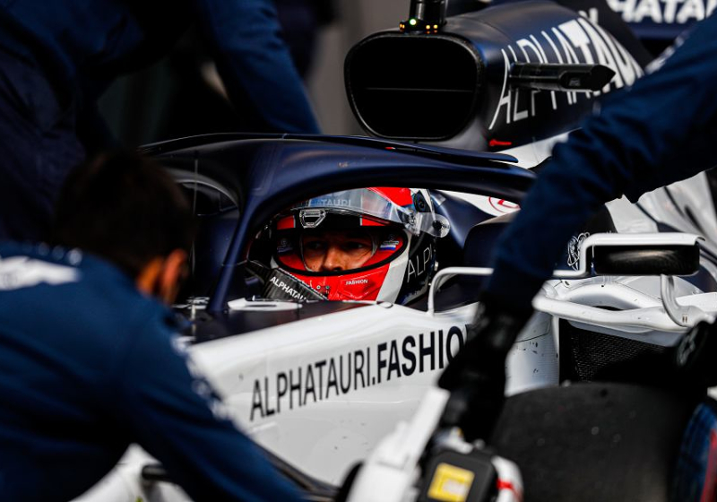 Kvyat driving blind in Turkey due to Covid restrictions