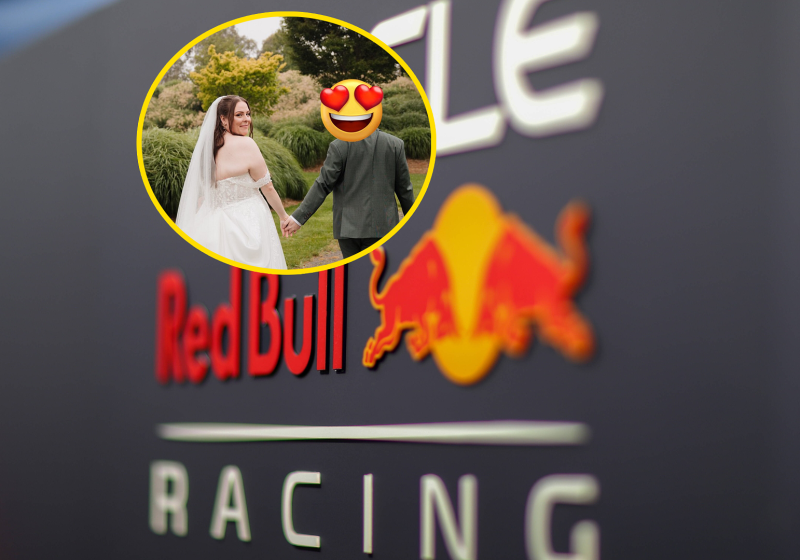 Red Bull Racing verrast pasgetrouwd stel na oproep op social media