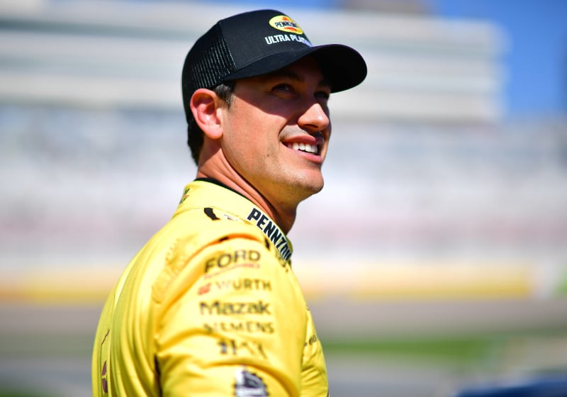 An image of NASCAR driver Joey Logano