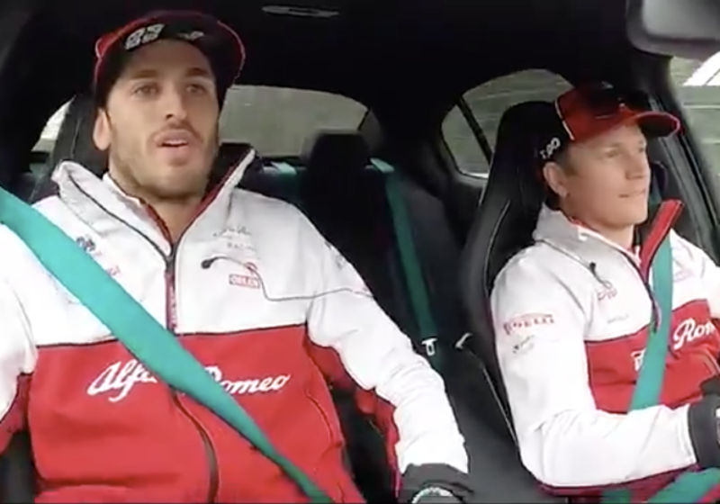 Raikkonen jaagt Giovinazzi de stuipen op het lijf op de Nordschleife