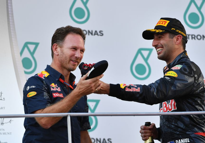 Ricciardo 'unrecognisable' from Red Bull glory days - Horner