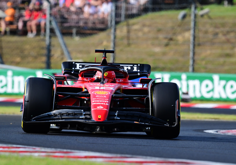 Leclerc se estrella al final de la Q3 en Países Bajos