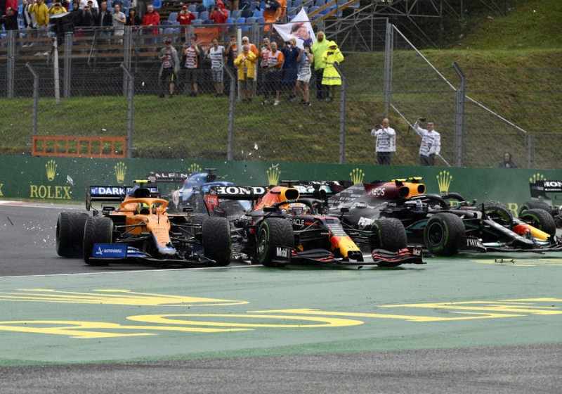 F1 "robbed" of Mercedes versus Red Bull by turn one "misjudgment" - Brawn