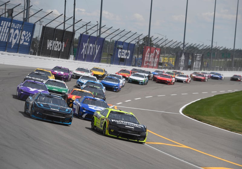 An image of the 2024 NASCAR Cup Series race at World Wide Technology Raceway