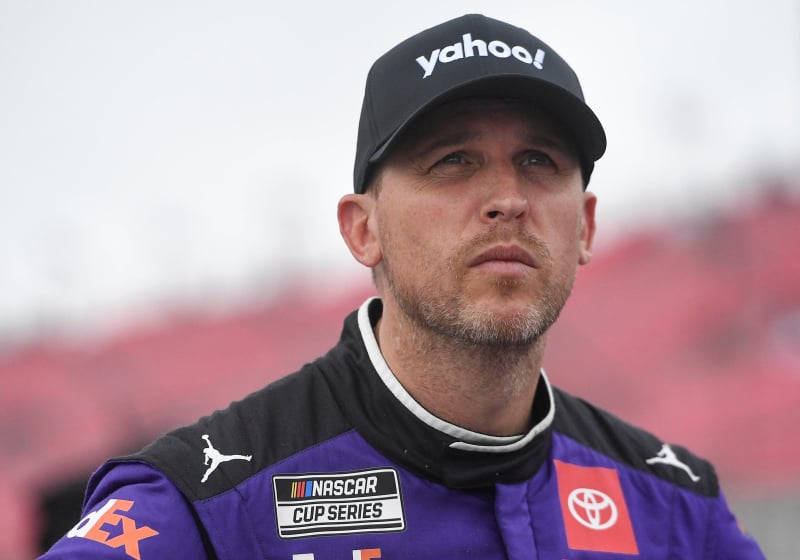 A generic image of NASCAR driver Denny Hamlin