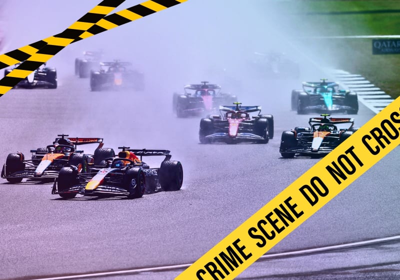 Police investigate fan stealing F1 wheel