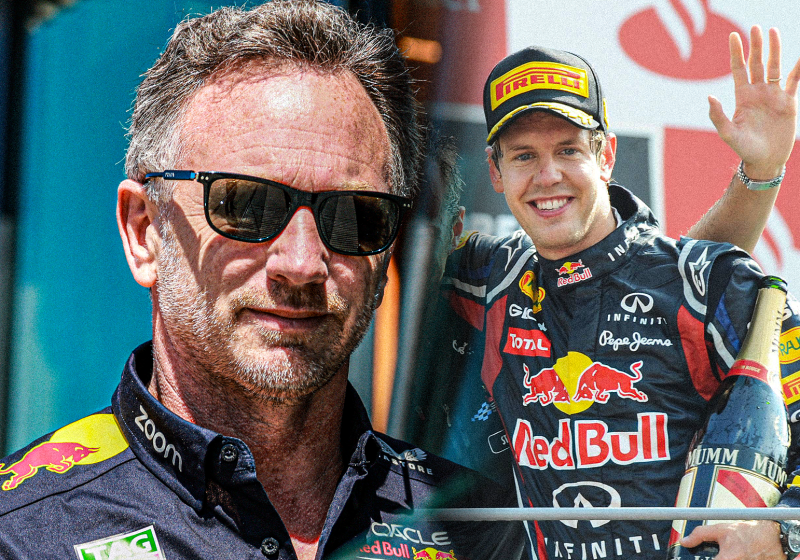 Vettel, Horner, socials