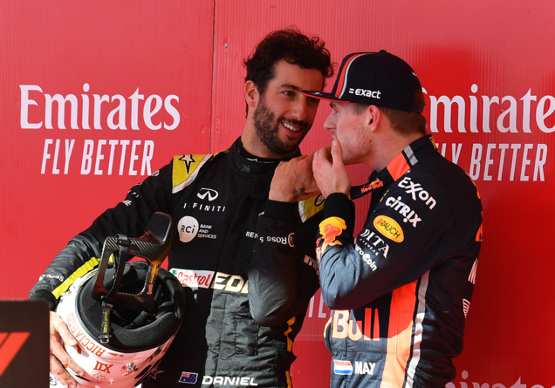Ricciardo over Verstappen: "Het boeide hem allemaal niet"
