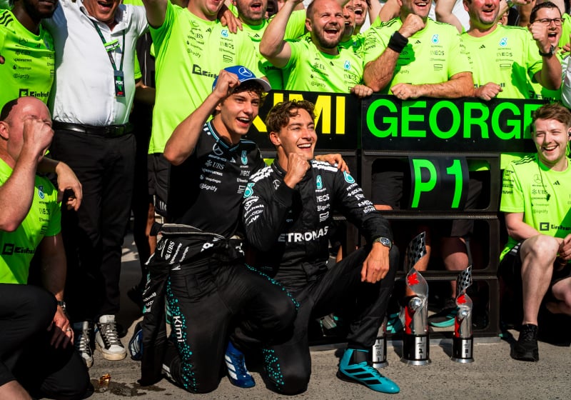 George Russell, Kimi Antonelli, Mercedes