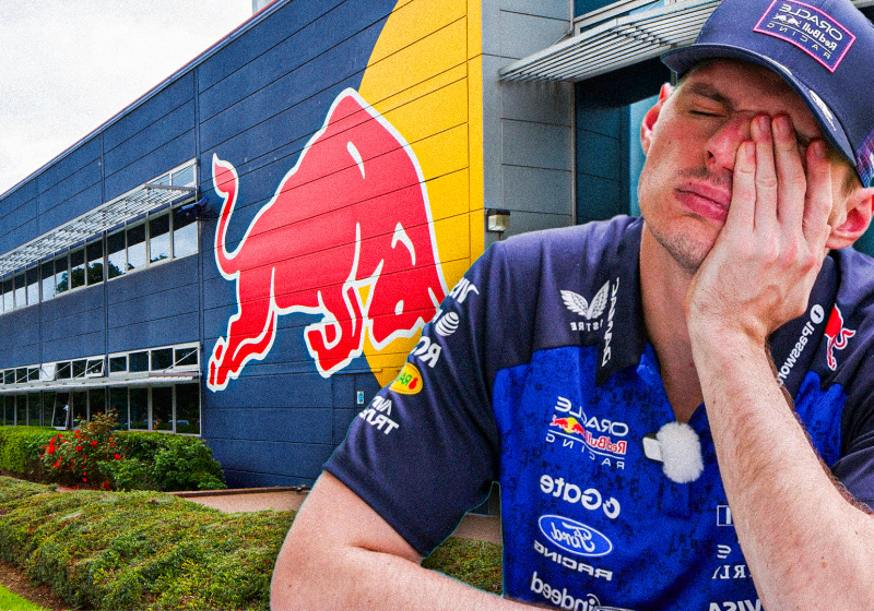 Verstappen richting hoofdkantoor Red Bull na DNF in Monaco