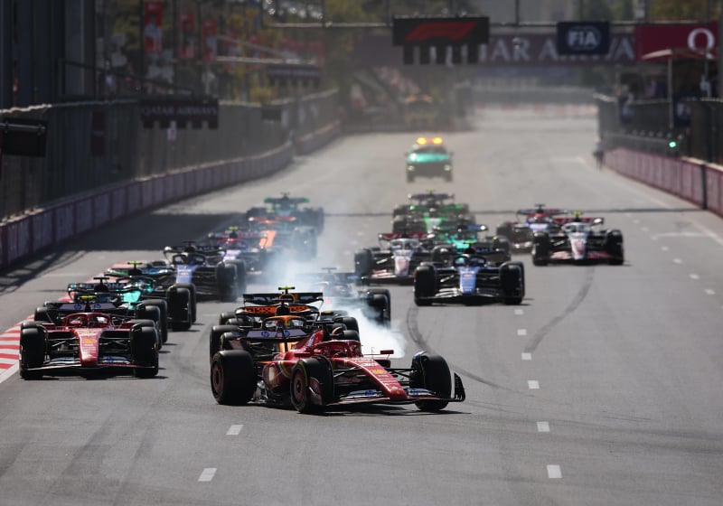 Baku, F1, Leclerc, start, 2024