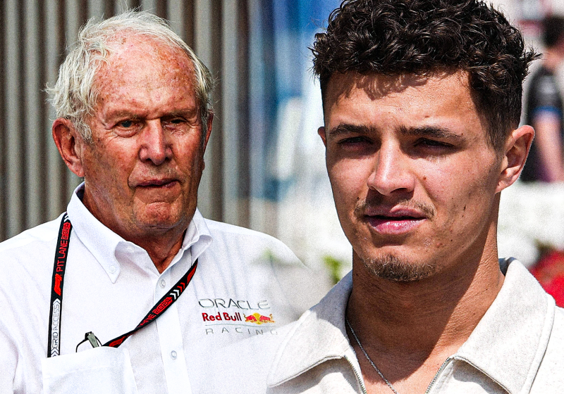 Norris sneert naar Red Bull na P6: "Misschien ligt het aan het water in de banden"