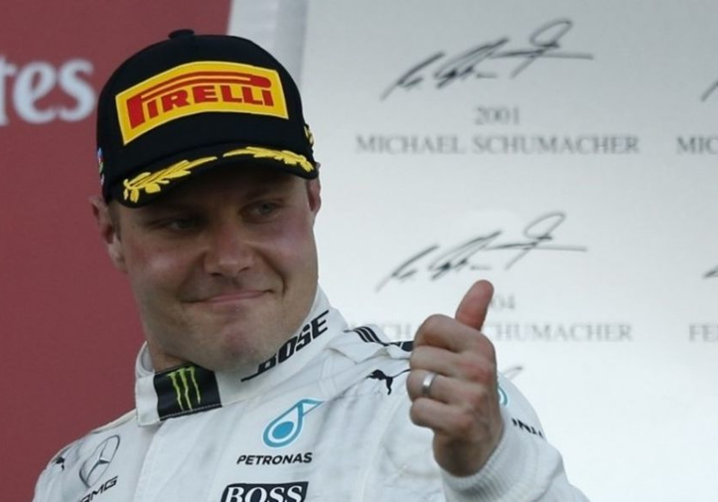 Bottas van P9 naar podium: "Ik ben hier heel blij mee"