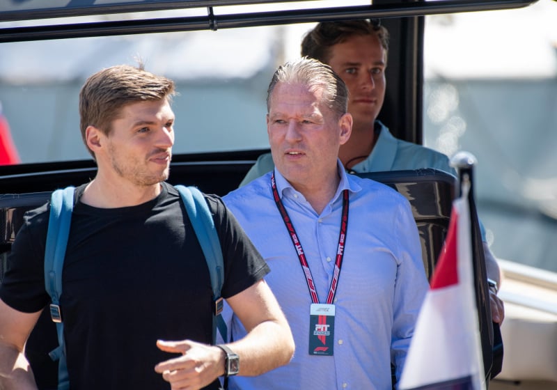 Jos and Max Verstappen in Monaco