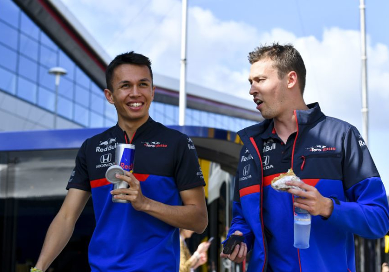 Kvyat accepts Albon's Red Bull promotion