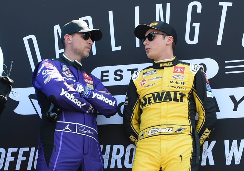 NASCAR Results Today: Joe Gibbs Racing Toyotas start to flex at Charlotte after Kyle Busch tribute