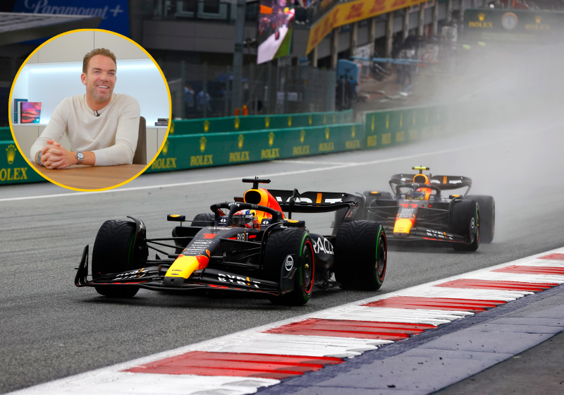 Robert Doornbos: "Checo Pérez vio a Verstappen, pero hay que creerle"
