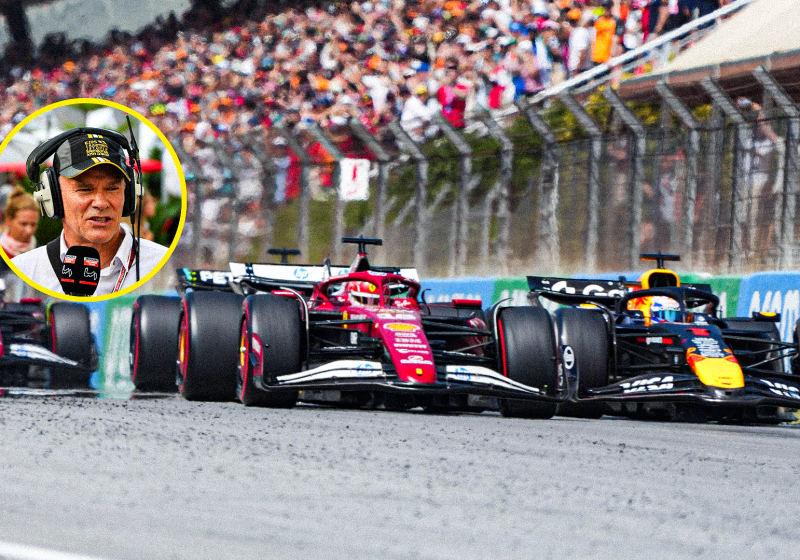 Windsor wijst naar 'levensgevaarlijke' touché: "Met 330 km/u stuurde Leclerc op Verstappen in"