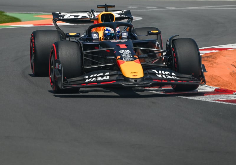 Verstappen during FP3 in Montreal