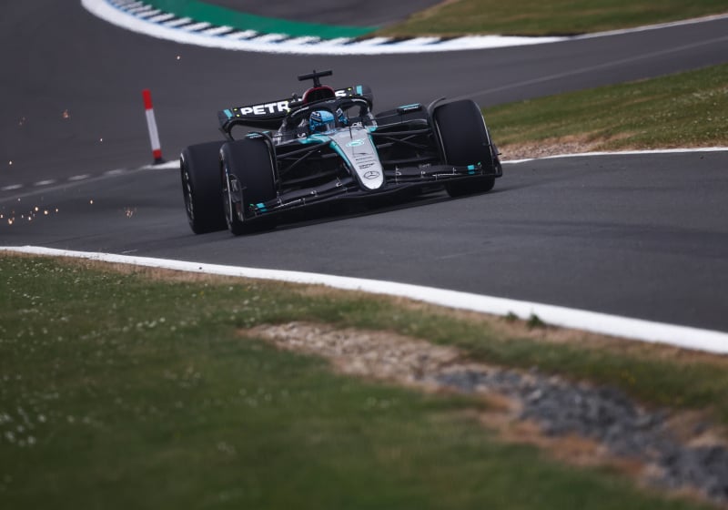 Russell, Mercedes, silverstone, f1, 2024, generic