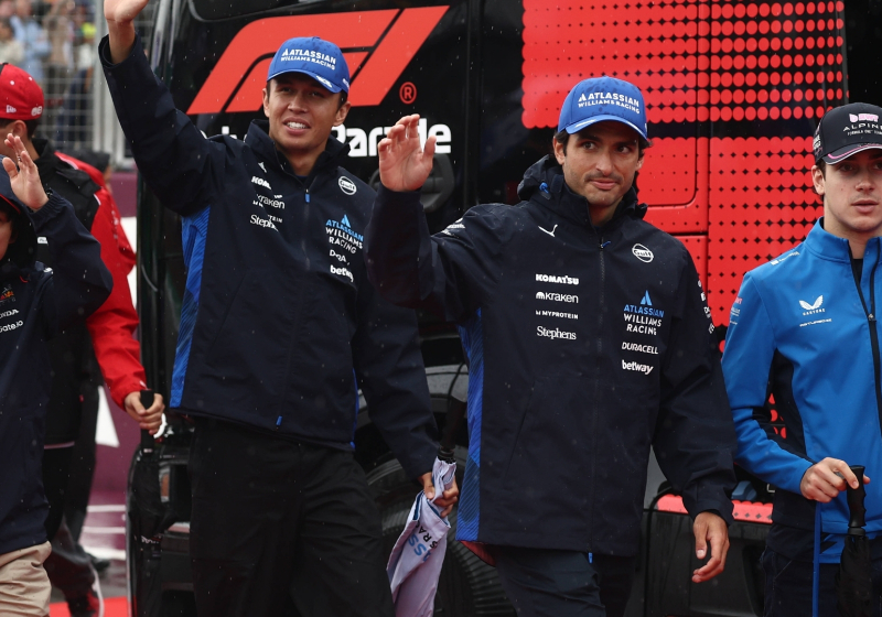 Yuki Tsunoda, Alex Albon, Carlos Sainz, Franco Colapinto, British GP, 2025