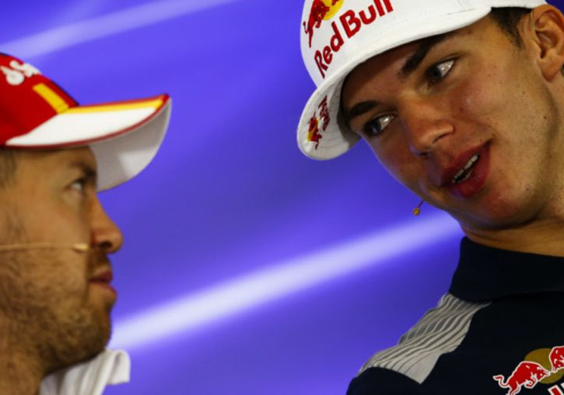 Pierre Gasly: 'Vettel heeft me enorm geholpen, hij is één van mijn idolen'