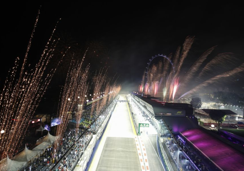 Hoe laat begint het raceweekend in Singapore?