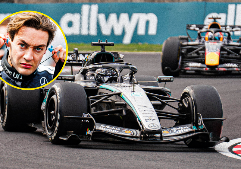 Russell schudt hoofd bij touché met Verstappen: 'Je weet hoe Max is'