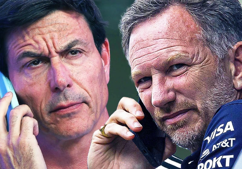 Toto Wolff and Christian Horner