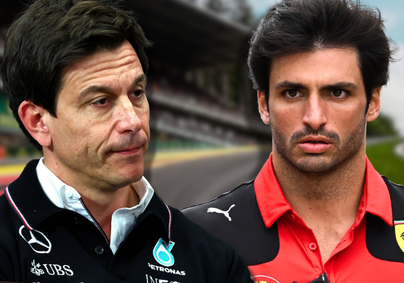 Sainz COQUETEA con Mercedes