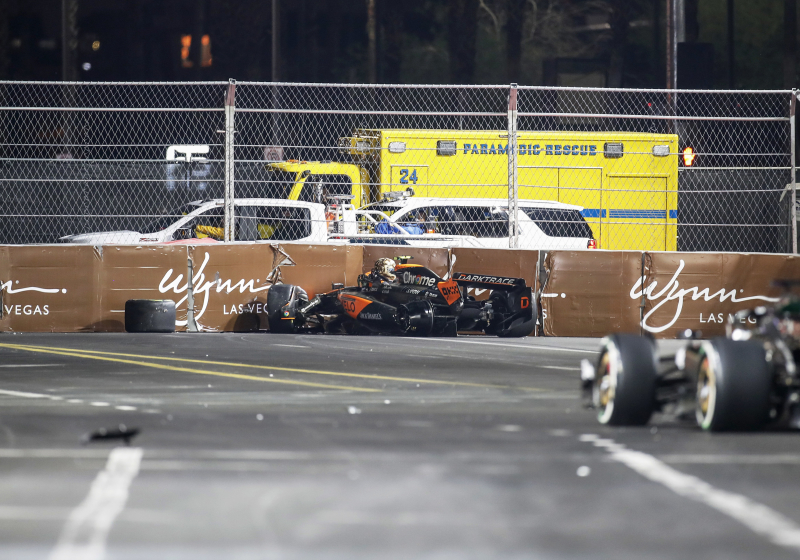 Lando Norris: Gran impacto. ¡Pero estoy bien!