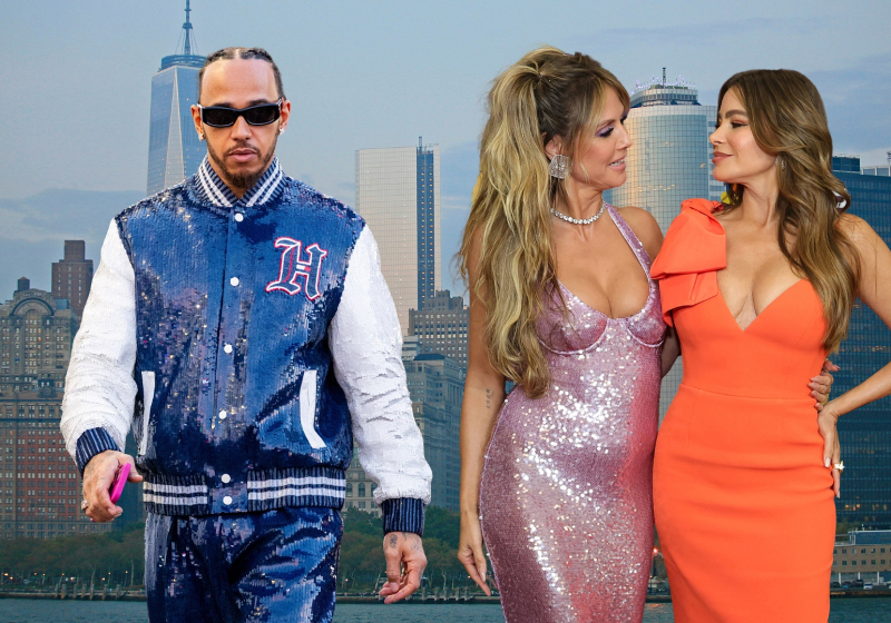 Hamilton spotted with Sofia Vergara after love SPLIT