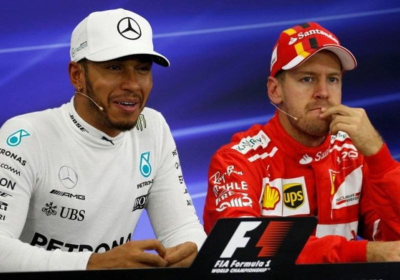 Hamilton: 'Dwaas om over titel te praten, Ferrari gaat rap zijn'