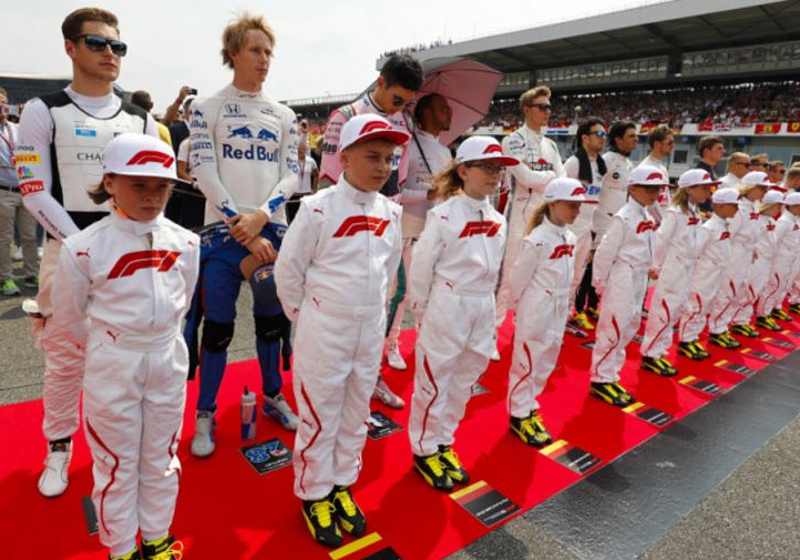 F1 does not charge mascots - unlike Premier League teams