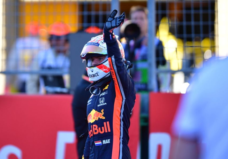 Verstappen pakt podium in VS: "Ik had Hamilton wellicht kunnen verslaan"