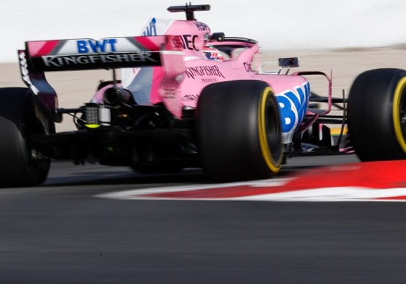 Russel, Latifi en Mazepin komen in actie voor Force India in Barcelona