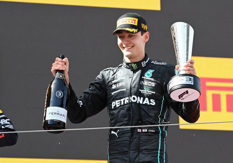 Russell tijdens eerste seizoen bij Mercedes bezig aan bijzondere reeks