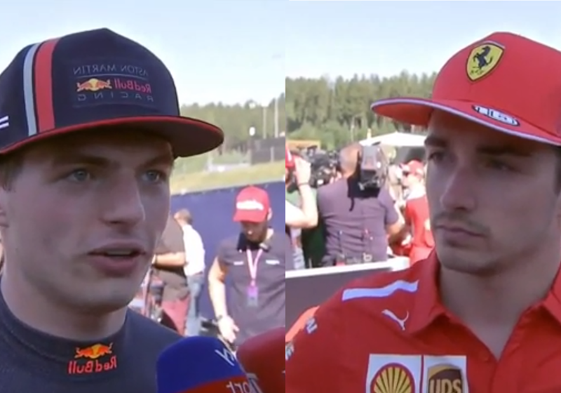 Verstappen and Leclerc summoned to Austria stewards