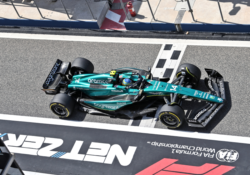 Zhou roba la vuelta más rápida del segundo día de test; Alonso queda 3°