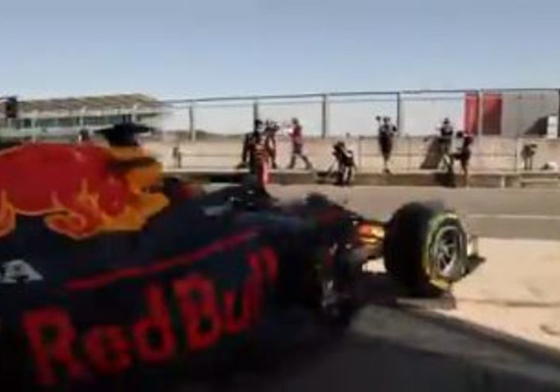 Albon trapt testdag Red Bull Racing af op Silverstone