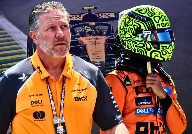 Brown and Norris at McLaren