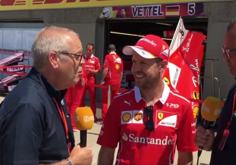 VIDEO: Vettel geeft antwoord op vraag of Verstappen zijn teamgenoot wordt