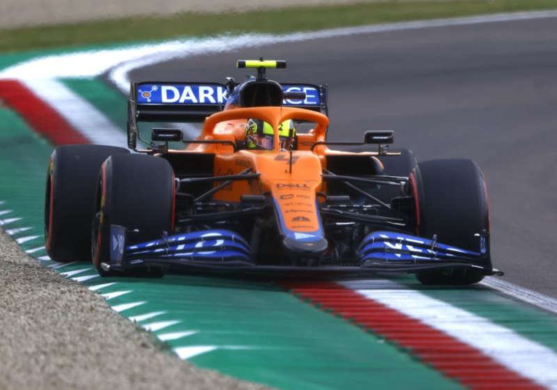 Norris on cloud nine to score McLaren Imola podium "on merit"
