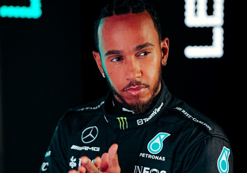 Lewis Hamilton introduced as 'eight-time world champion' at Mercedes sponsor event