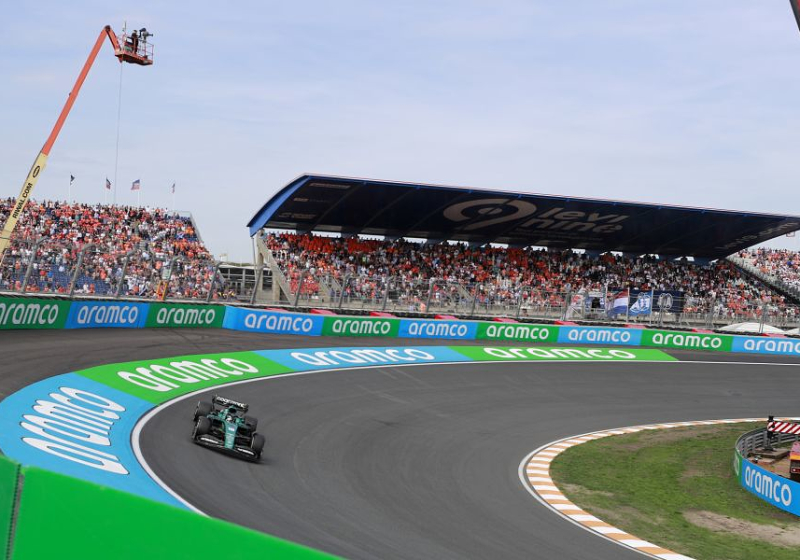 La parrilla de salida para el Gran Premio de Holanda