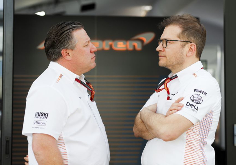 McLaren extiende los contratos de Zak Brown y Andreas Seidl